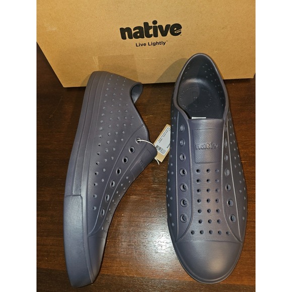 Native Unisex Jefferson Bloom Archive Sneaker Onyx New Mens 12 New in box - Picture 7 of 8